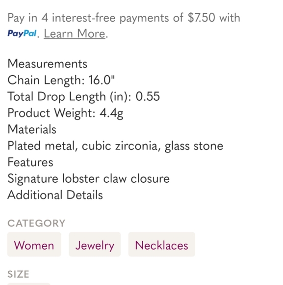 Kate Spade Gold and Multicolor Necklace with Elegant Pendant NWT NEW WITH TAG - Picture 8 of 8